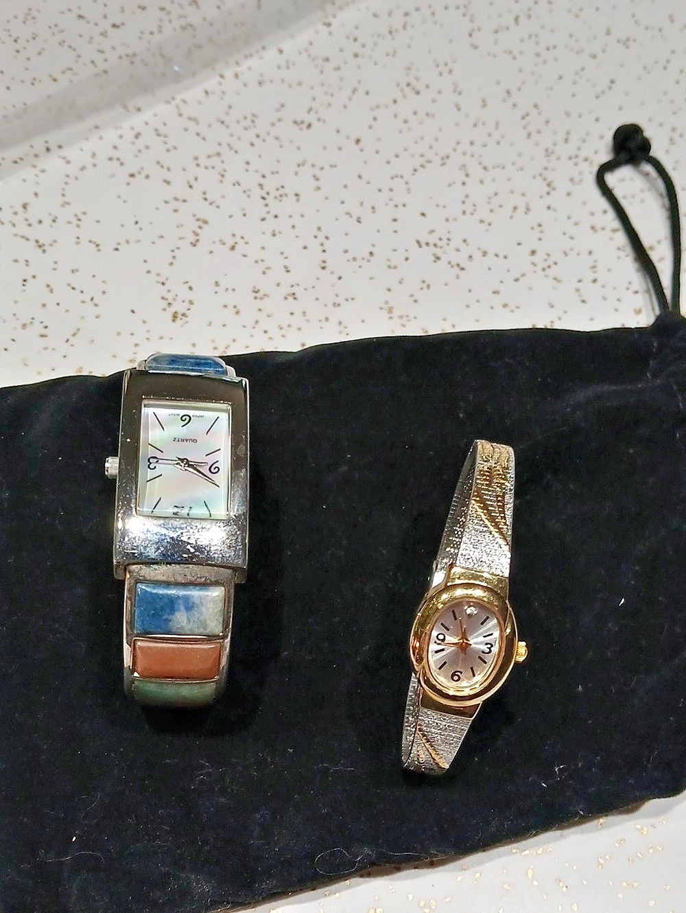 Avon Two-Tone Watches Gold & Silver Set